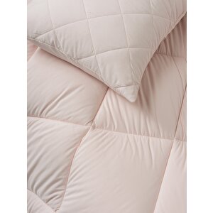 Softwash Çift Kişilik Yorgan Seti Pembe 160x200 Lastikli Çarşaf