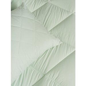 Softwash Çift Kişilik Yorgan Seti Adaçayı 180x200 Lastikli Çarşaf