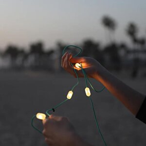 Luci Solar Renkli Dize Işıkları: 5,49 Metre