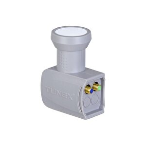 Tunex 2li İkili Çift Çıkışlı Twin Lnb Elembi Full Hd 4k Uyumlu-yağmur Korumalı
