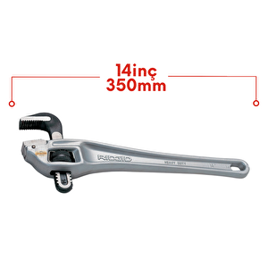 Rıdgıd 31120 Ağır Tip 2'' 350mm 90° Alüminyum Sondaj Boru Anahtarı