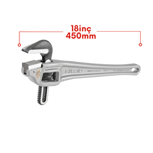 Rıdgıd 31125 Ağır Tip 2½'' 450mm 90° Alüminyum Sondaj Boru Anahtarı