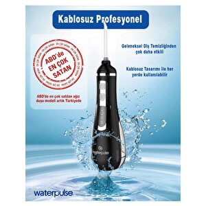 Wp-v500-b Water Flosser Taşınabilir, Şarjlı, Masajlı, Diş/protez Bakım Ve Ağız Duşu