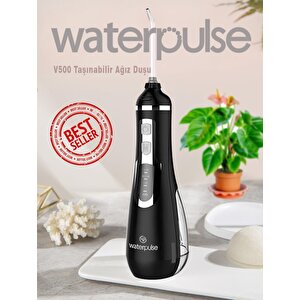 Waterpulse Wp-v500-b Water Flosser Taşınabilir, Şarjlı, Masajlı, Diş/protez Bakım Ve Ağız Duşu
