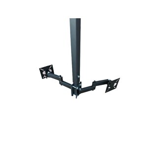 Megatron 17-28'' Çiftli Led Monitör Hareketli Tavan Askı Aparatı