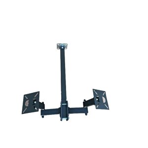 Megatron 17-28'' Çiftli Led Monitör Hareketli Tavan Askı Aparatı