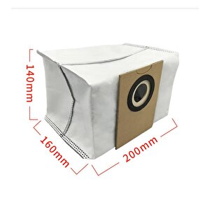 Viomi Alpha 2 Pro Uyumlu Robot Süpürge Toz Torbası (2’li Paket)