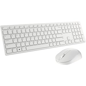 Km5221w Q Türkçe Kablosuz Klavye Mouse Set-beyaz