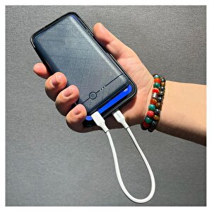 Npo Ctc02 60w 20cm Tpe Type-c To Type-c Hızlı Şarj Ve Data Kablosu 3 Adet