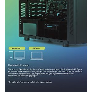 Transcend Jm3200hsb-8g 8gb Ddr4 3200mhz Cl22 1.2v Notebook Ram