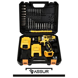 12v Çift Akü Şarjlı Matkap Metal Şanzıman Bakır Sargılı Akülü Vidalama