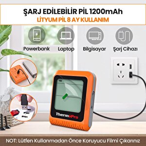 Thermopro Tp920 Cep Telefonu Kontrollü, Bluetooth Ve Çift Problu Profesyonel Gıda Pişirme Termometre