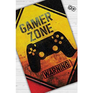 Homshtag Uyarı Oyun Alanı Çok Renkli Oyuncu Halısı Zemini Siyah Renk Gamer Temalı Halı Oyuncuya Hediye