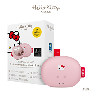 Hello Kitty Soğutma Ve Isıtmalı, Led Terapili Yüz Maskesi Bakım Cihazı | Sonic Warm & Cool Mask Pembe