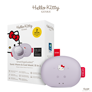 Hello Kitty Soğutma Ve Isıtmalı, Led Terapili Yüz Maskesi Bakım Cihazı | Sonic Warm & Cool Mask Mor