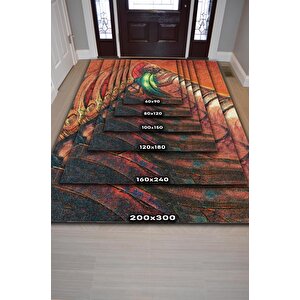 Homshtag Urgot Çok Renkli Oyuncu Halısı Zemini Çok Renkli Gamer Temalı Dota Sever Hediyelik Halı