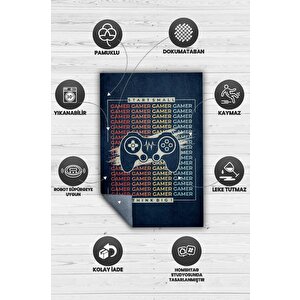 Homshtag Büyük Düşün Çok Renkli Oyuncu Halısı Gamerlara Özel Tasarım Halılar Hediyelik Oyuncu Halısı