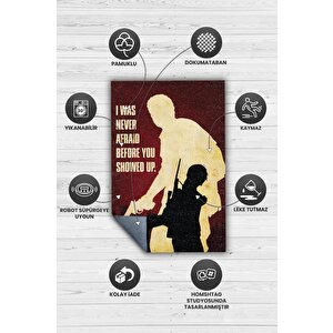 Homshtag Korkmuyordum Çok Renkli Oyuncu Halısı Zemini Kırmızı Gamer Temalı Last Of Us Sever Halısı