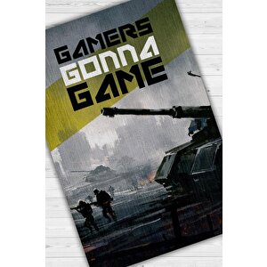 Oynamaya Devam Çok Renkli Oyuncu Halısı Gamer Temalı Halı Modern Oyuncuya Hediye Halı 160x240 cm