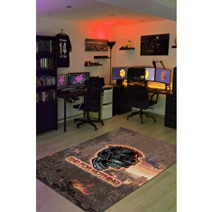 Toplamak İçin Oyna Çok Renkli Oyuncu Halısı Renkli Gamer Temalı Halı Pubg Sever Hediye Halı 100x150 cm