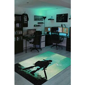 The Legends Of Zelda Çok Renkli Oyuncu Halısı Renkli Gamer Temalı League Of Zelda Sever Halı 160x240 cm