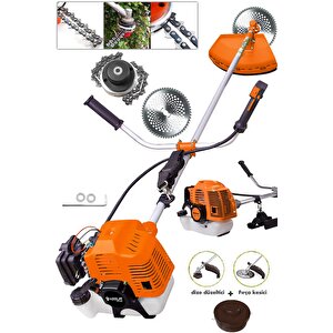 58 Cc 11000 Rpm Yan Tipi Benzinli Ot Çalı Çim Biçme Tırpanı