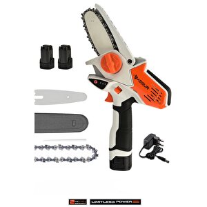 18v Çift Akülü Bıçkı Testere Dal Budama Makinesi