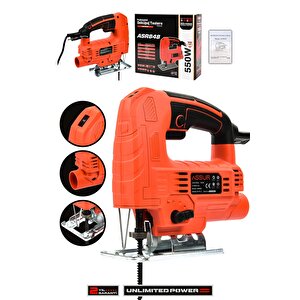 Profesyonel 550w Devir Ayarlı Dekupaj Testere Makinesi