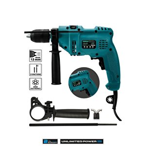 1100w Darbeli Metal Şanzıman 13mm Elektrikli Matkap