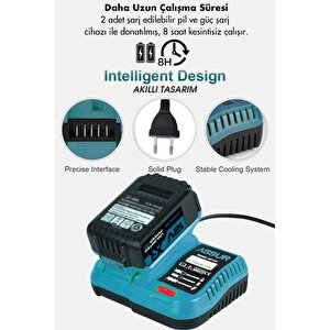 Plus 12v Çift Akülü 84 Parça Şarjlı Matkap Akülü Vidalama