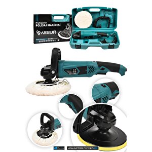 1200w Polisaj Makinesi Devir Ayarlı 180mm Pasta Cila
