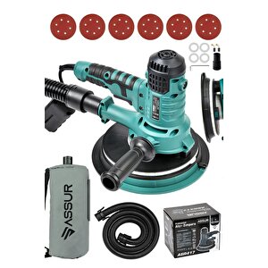 Assur 360'ledli 850w Pro Alçıpan Zımpara Makinası Toz Emmeli
