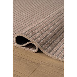 Hena Hn007a Vizon Şönil Kilim İnce Yumuşak Toz Yapmaz Kaymaz Taban Makinada Yıkanabilir Modern Halı 120x180 cm