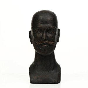 Bıyıklı Büst Dekor Black-14,5*17*31cm Ak.it0119