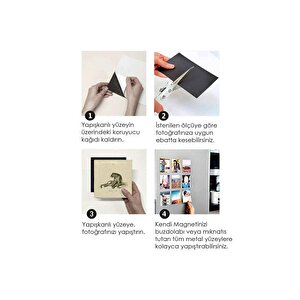 Contacall Yapışkanlı Tabaka Mıknatıs Levha Magnet 1 Mm Kalınlık 61x101 Cm