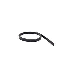 Naturel Şerit Mıknatıs Magnet Kes Kullan Siyah Genişlik 9 Mm Kalınlık 1,8 Mm 1 Metre
