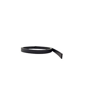 Naturel Şerit Mıknatıs Magnet Kes Kullan Siyah Genişlik 9 Mm Kalınlık 1,8 Mm 1 Metre