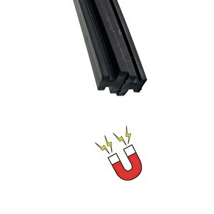 Sineklik Mıknatısı Sineklik Magnet Contası Sineklik Fitili Siyah 2 Metre