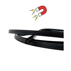 Sineklik Mıknatısı Sineklik Magnet Contası Sineklik Fitili Siyah 2 Metre