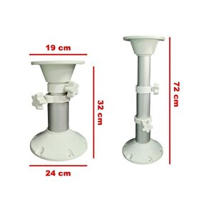 Teleskopi̇k Masa Ayaği 3 Kademeli̇