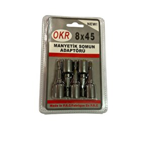 Manyeti̇k Somun Adaptörü 8mm 5 Adet