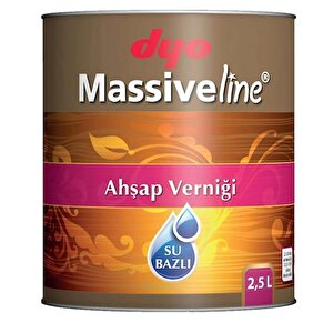 Massiveline Su Bazlı Ahşap Verniği 2,5 Lt  Zeyti̇n