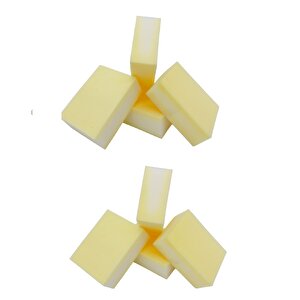 Contacall Sıva Süngeri 8 Adet Temizlik Süngeri Sarı Sünger 18x14 Mm Yüzey Alanı 6 Mm Kalınlık