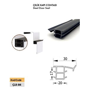 Çelik Kapı Fitili Çelik Kapı Contası 6 Metre Siyah