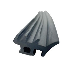 Alüminyum Cam Çıta Contası Orta Kayıt Contası 10 Metre Siyah