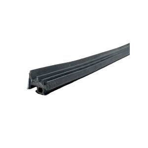 Alüminyum Cam Çıta Contası Orta Kayıt Contası 10 Metre Siyah