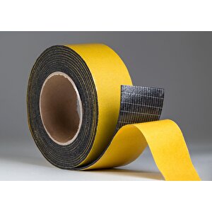Endüstriyel Epdm (kauçuk) 4mm X 50 Mm 10 Metre Çift Taraflı Yapışkan Bantlı Yalıtım Süngeri