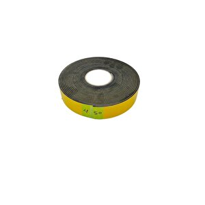 Contacall Endüstriyel Epdm (kauçuk) 4mm X 50 Mm 10 Metre Çift Taraflı Yapışkan Bantlı Yalıtım Süngeri