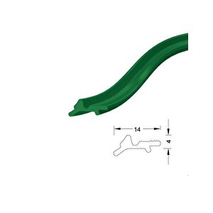 Cnc Contası Cnc Tezgah Körük Sıyırıcı Fitili  5 Metre Mavi