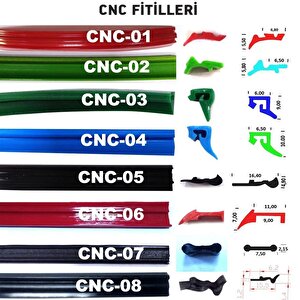 Cnc Kızak Fitili Cnc Sıyırıcı Contası 5 Metre Siyah